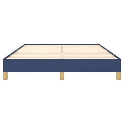 Bettgestell ohne Matratze Blau 140x190 cm Stoff