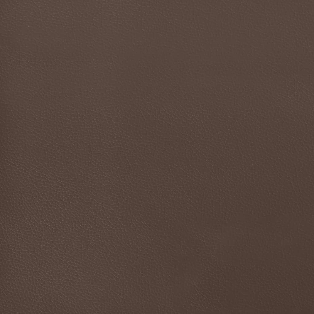 Bettgestell Braun 140x200 cm Kunstleder