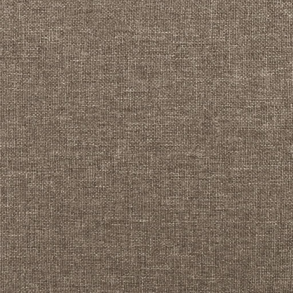 Bettgestell ohne Matratze Taupe 80x200 cm Stoff