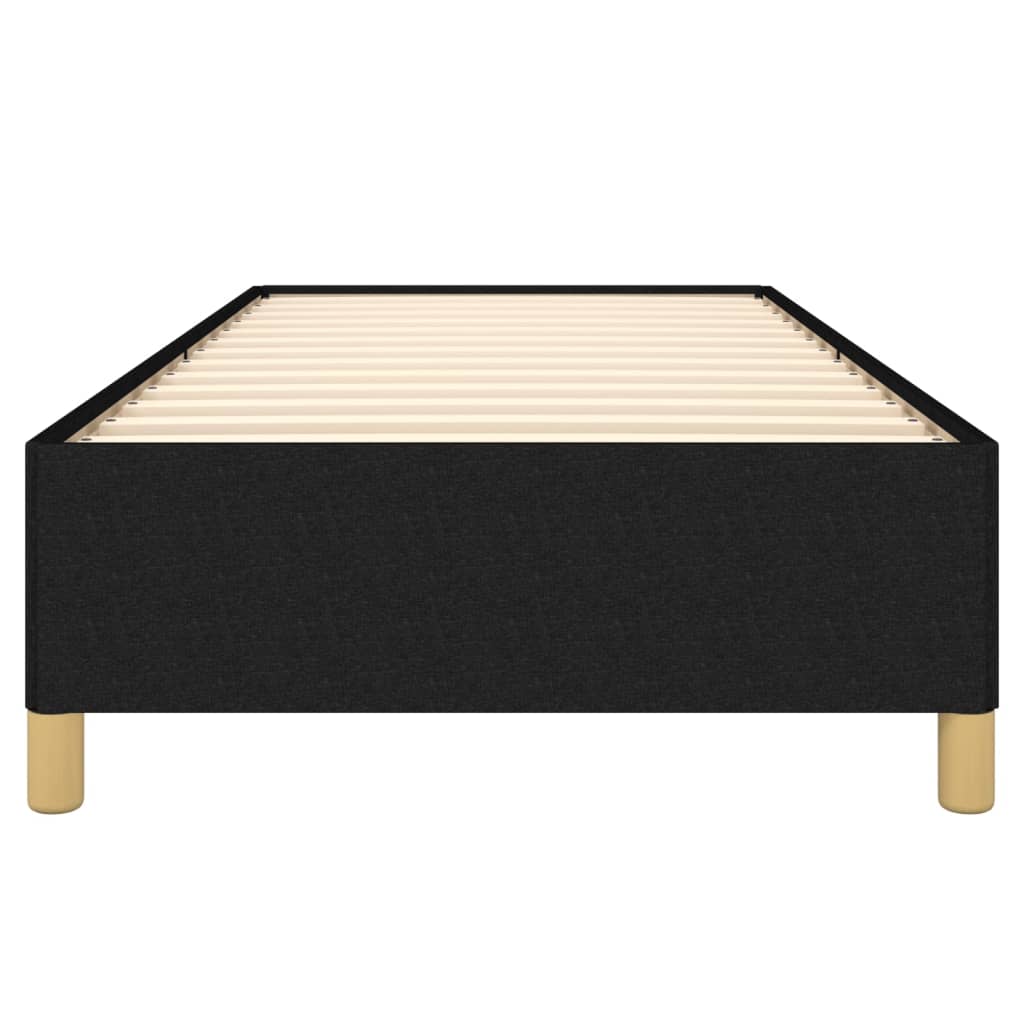 Bettgestell ohne Matratze Schwarz 80x200 cm Stoff