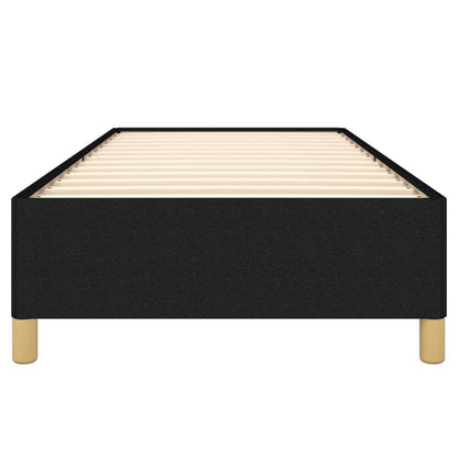Bettgestell ohne Matratze Schwarz 80x200 cm Stoff