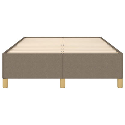 Bettgestell ohne Matratze Taupe 120x200 cm Stoff