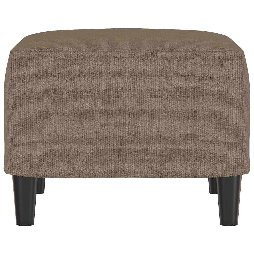 Fußhocker Taupe 60x50x41 cm Stoff