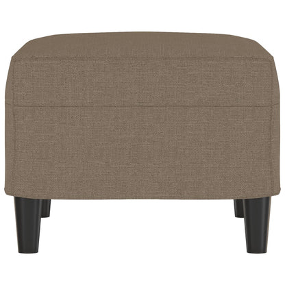 Fußhocker Taupe 60x50x41 cm Stoff