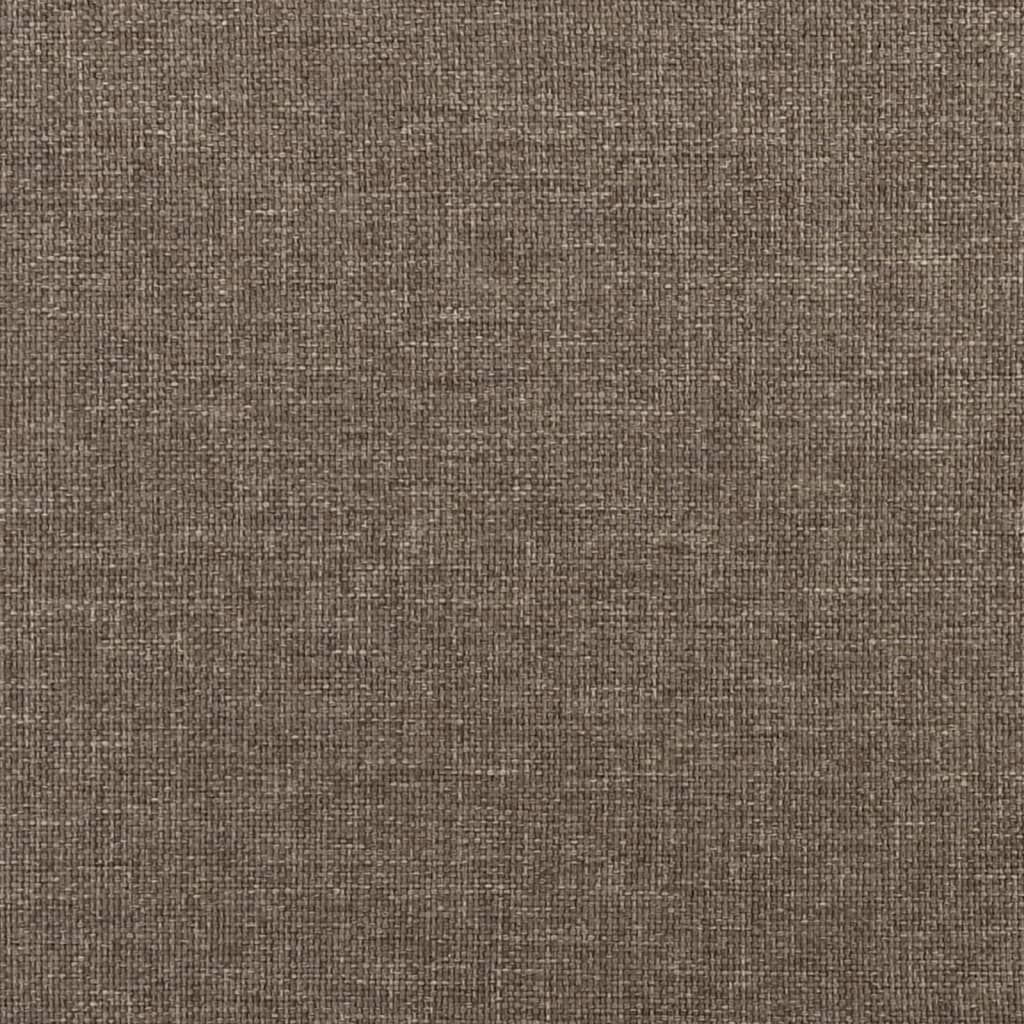 Fußhocker Taupe 60x50x41 cm Stoff