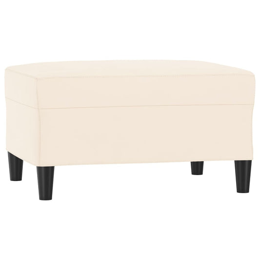 Fußhocker Creme 70x55x41 cm Samt