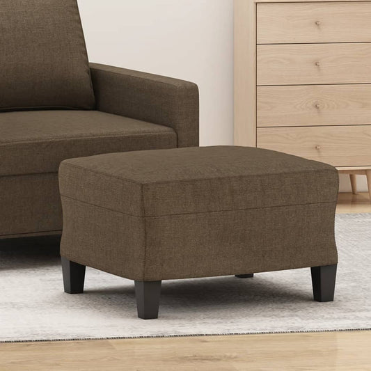 Fußhocker Braun 60x50x41 cm Stoff