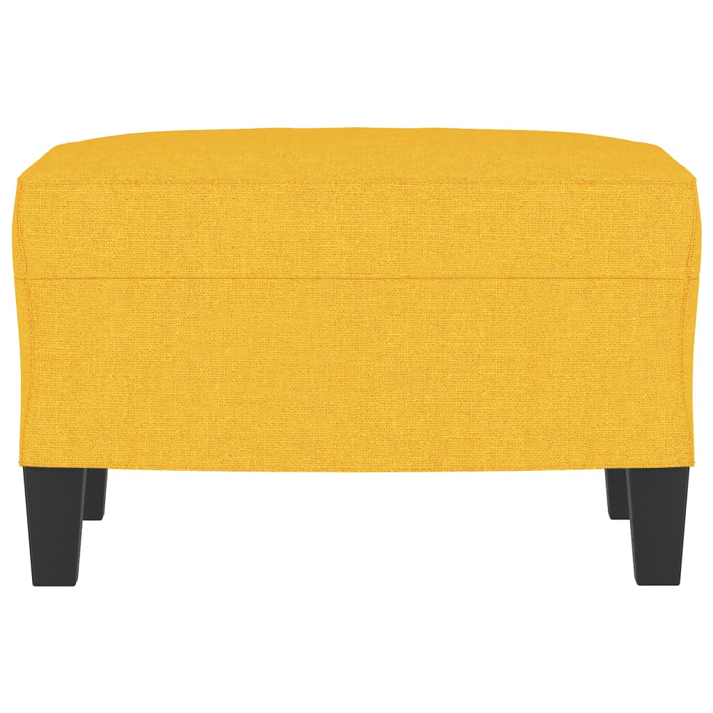 Fußhocker Hellgelb 60x50x41 cm Stoff