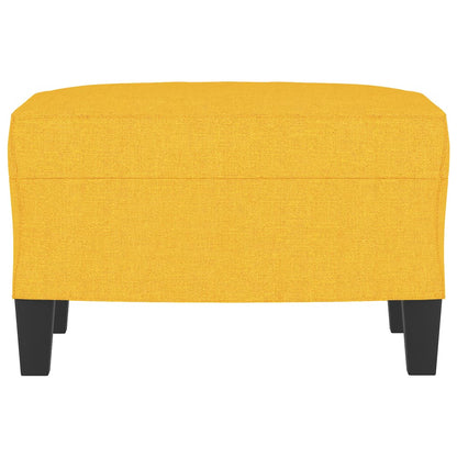 Fußhocker Hellgelb 60x50x41 cm Stoff