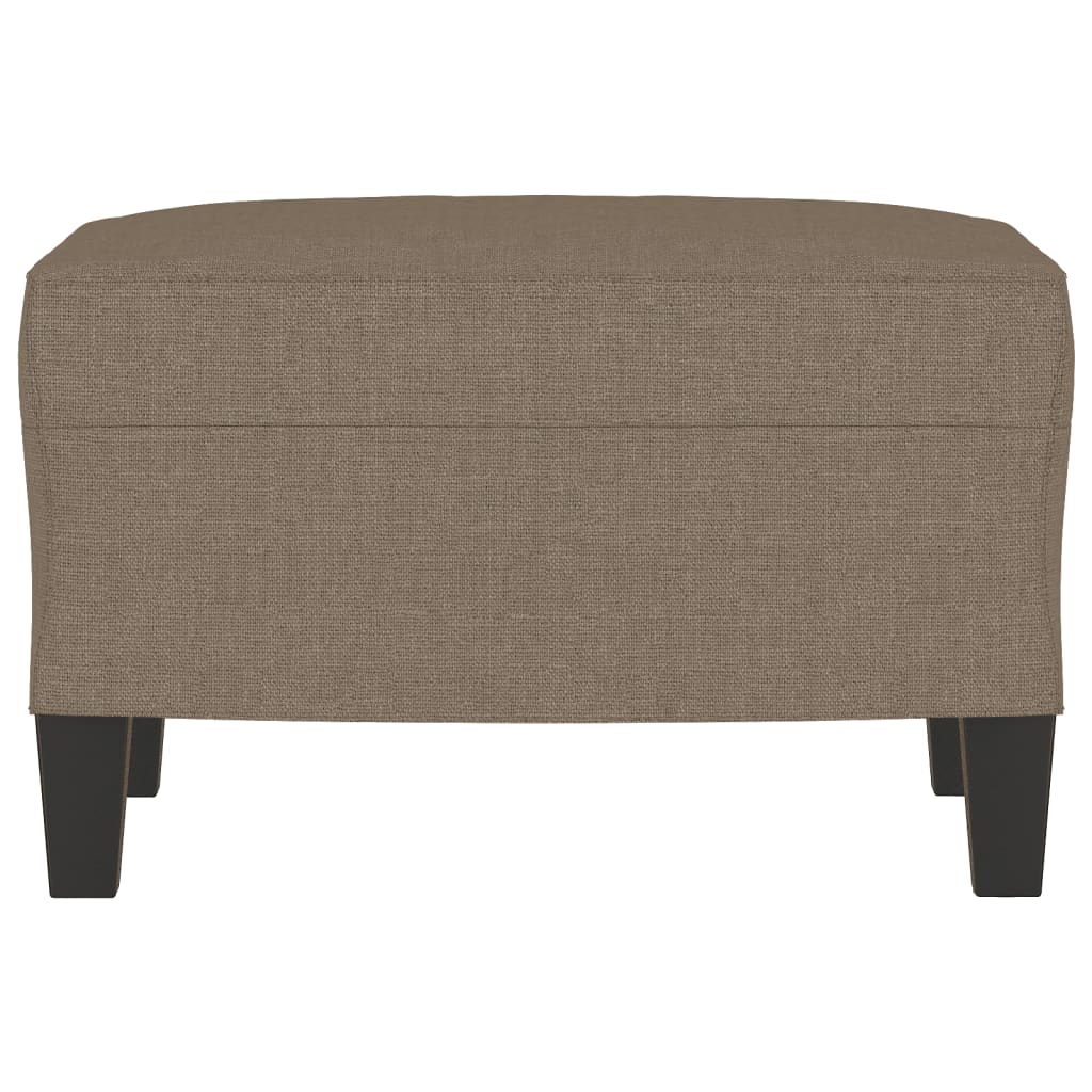 Fußhocker Taupe 60x50x41 cm Stoff