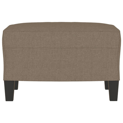 Fußhocker Taupe 60x50x41 cm Stoff