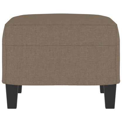 Fußhocker Taupe 60x50x41 cm Stoff