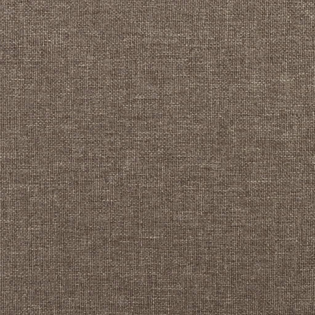 Fußhocker Taupe 60x50x41 cm Stoff