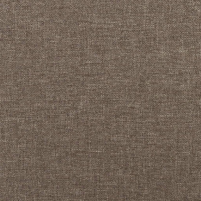 Fußhocker Taupe 60x50x41 cm Stoff