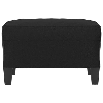Fußhocker Schwarz 60x50x41 cm Kunstleder