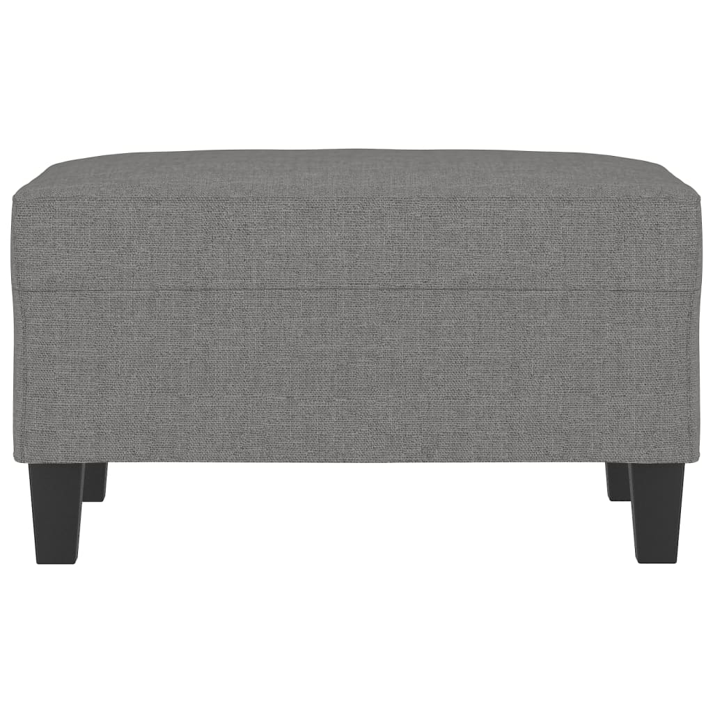 Fußhocker Dunkelgrau 70x55x41 cm Stoff