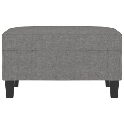 Fußhocker Dunkelgrau 70x55x41 cm Stoff