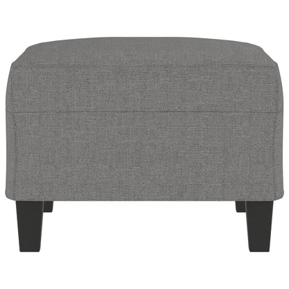 Fußhocker Dunkelgrau 70x55x41 cm Stoff