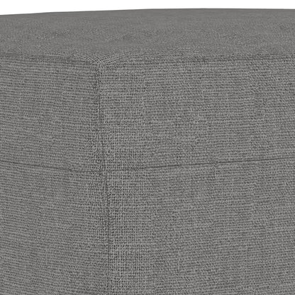 Fußhocker Dunkelgrau 70x55x41 cm Stoff