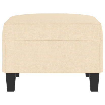 Fußhocker Creme 70x55x41 cm Stoff