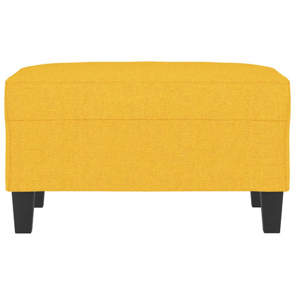 Fußhocker Hellgelb 70x55x41 cm Stoff