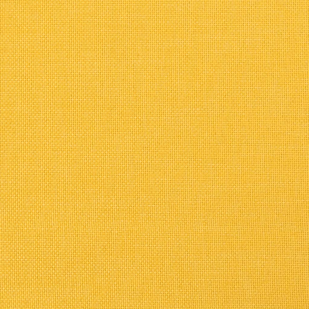 Fußhocker Hellgelb 70x55x41 cm Stoff