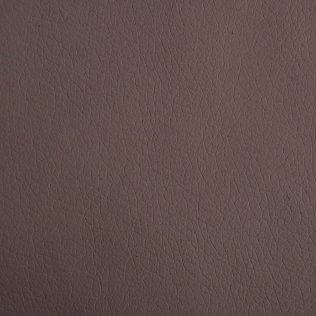 Hundebett mit Verlängerung Braun 100x50x30 cm Kunstleder