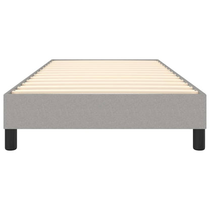 Boxspringbettgestell Hellgrau 80x200 cm Stoff