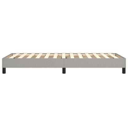 Boxspringbettgestell Hellgrau 80x200 cm Stoff