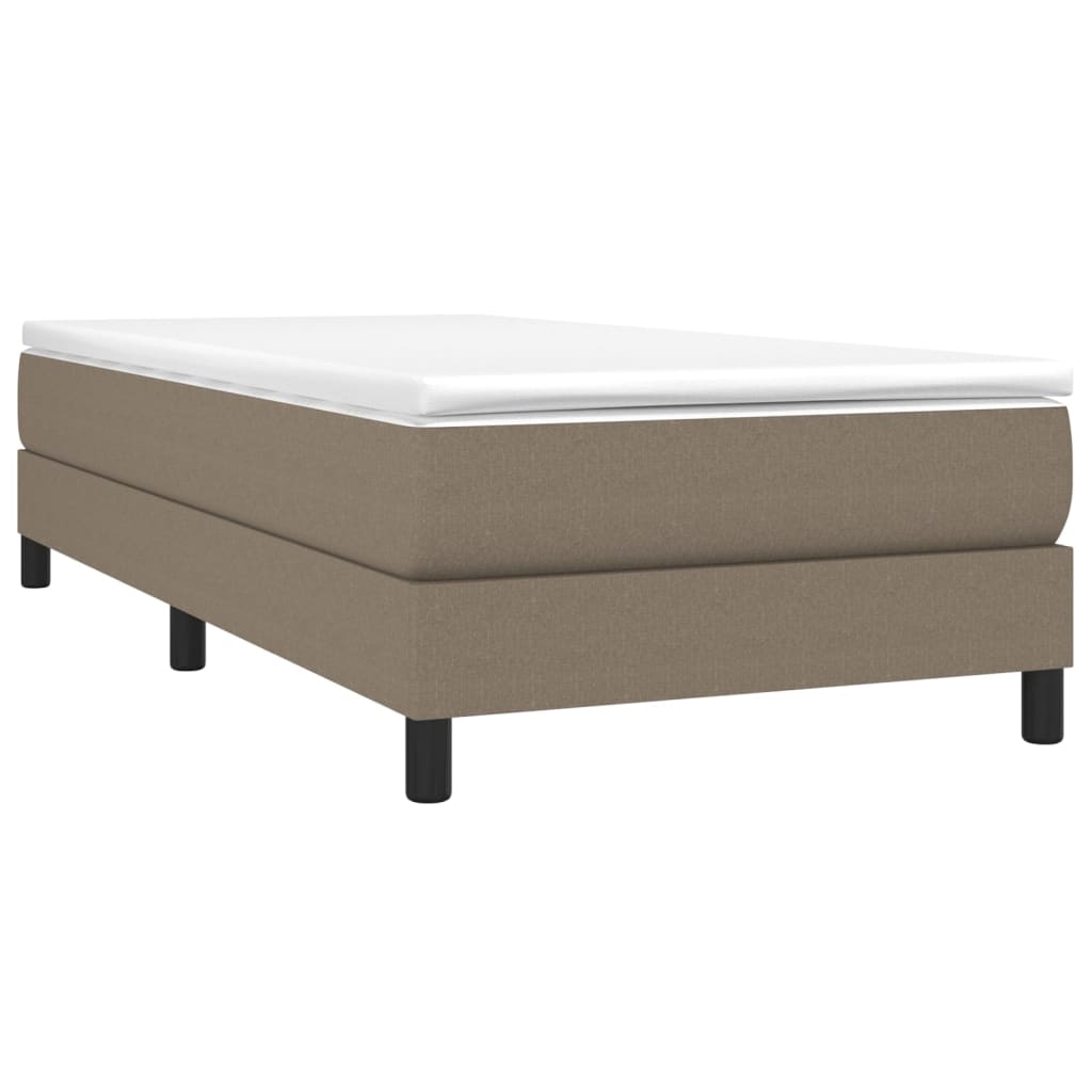 Boxspringbettgestell Taupe 80x200 cm Stoff