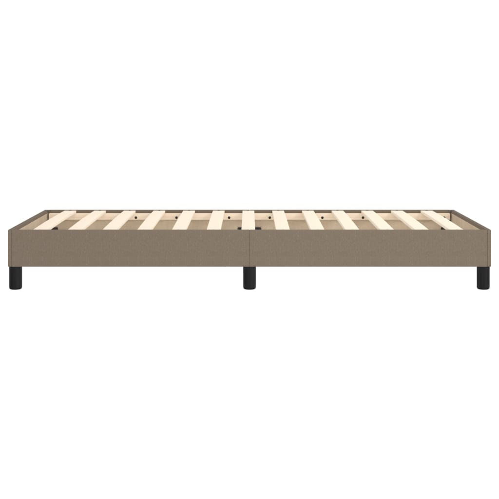 Boxspringbettgestell Taupe 80x200 cm Stoff