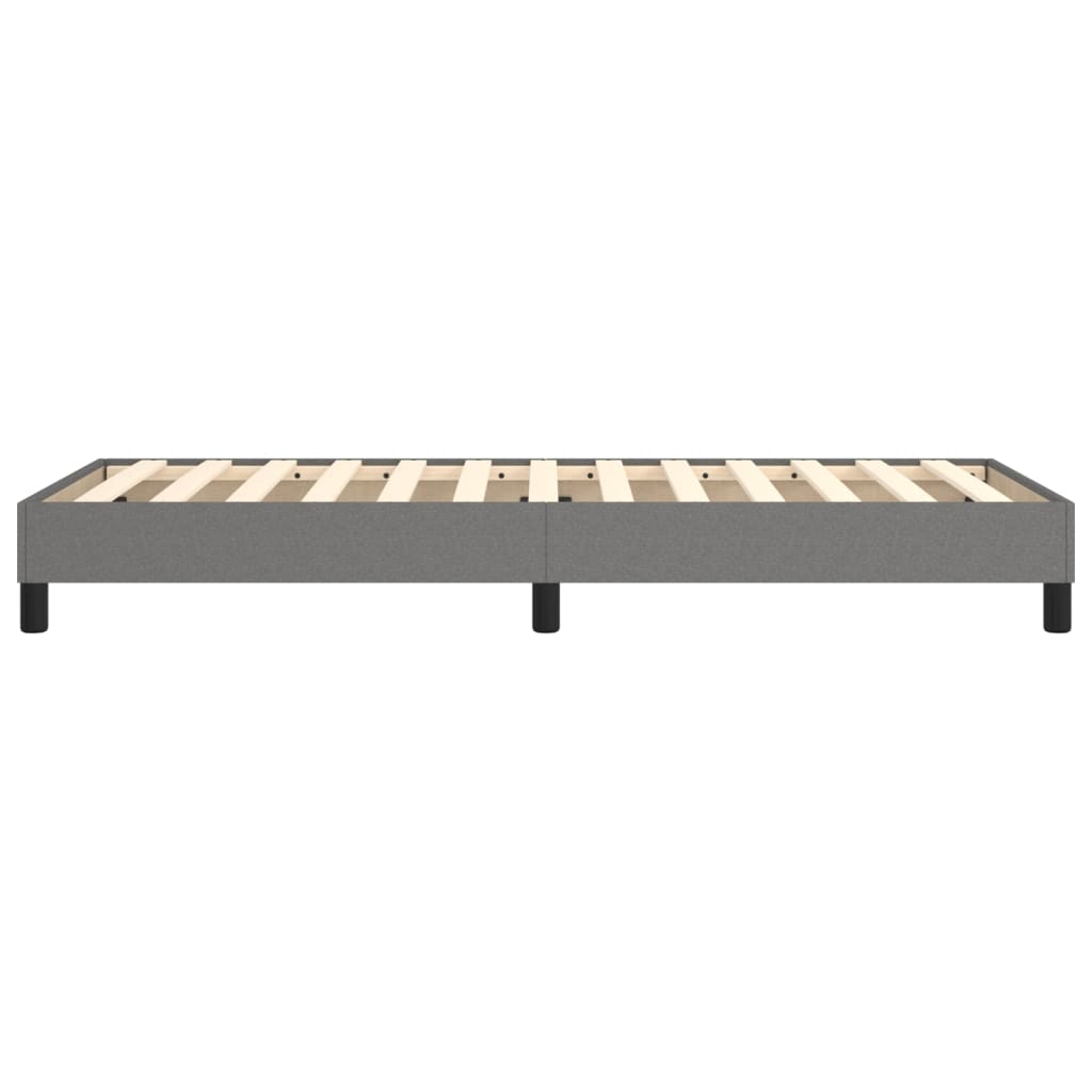 Boxspringbettgestell Dunkelgrau 90x190 cm Stoff
