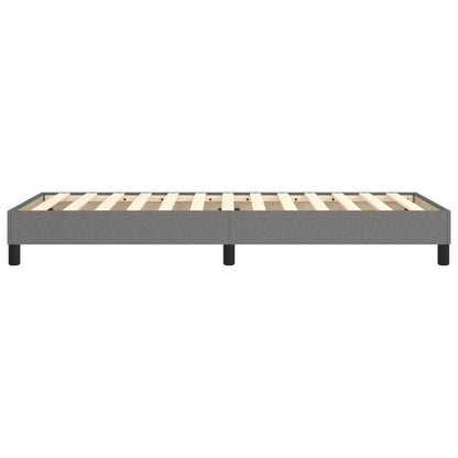 Boxspringbettgestell Dunkelgrau 90x190 cm Stoff