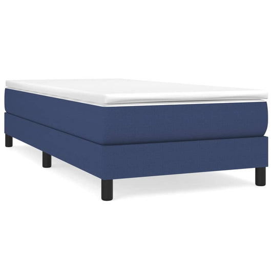 Boxspringbettgestell Blau 90x190 cm Stoff