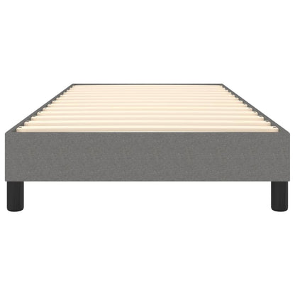 Boxspringbettgestell Dunkelgrau 90x200 cm Stoff