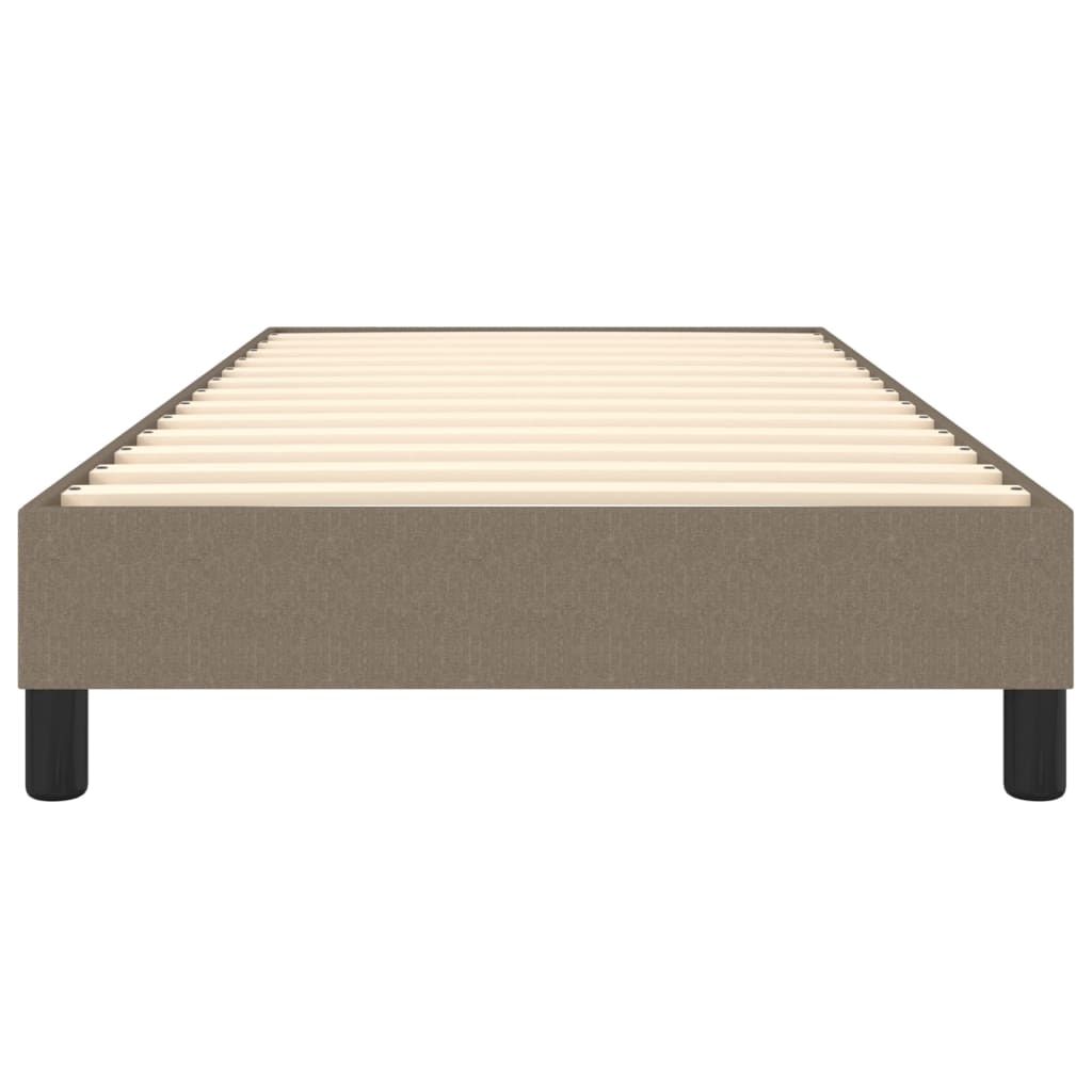 Boxspringbettgestell Taupe 90x200 cm Stoff