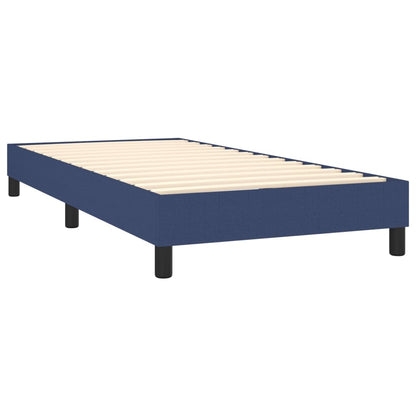 Boxspringbettgestell Blau 90x200 cm Stoff