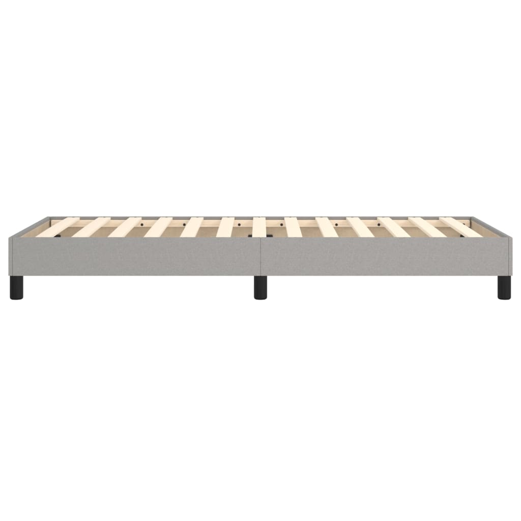 Boxspringbettgestell Hellgrau 100x200 cm Stoff