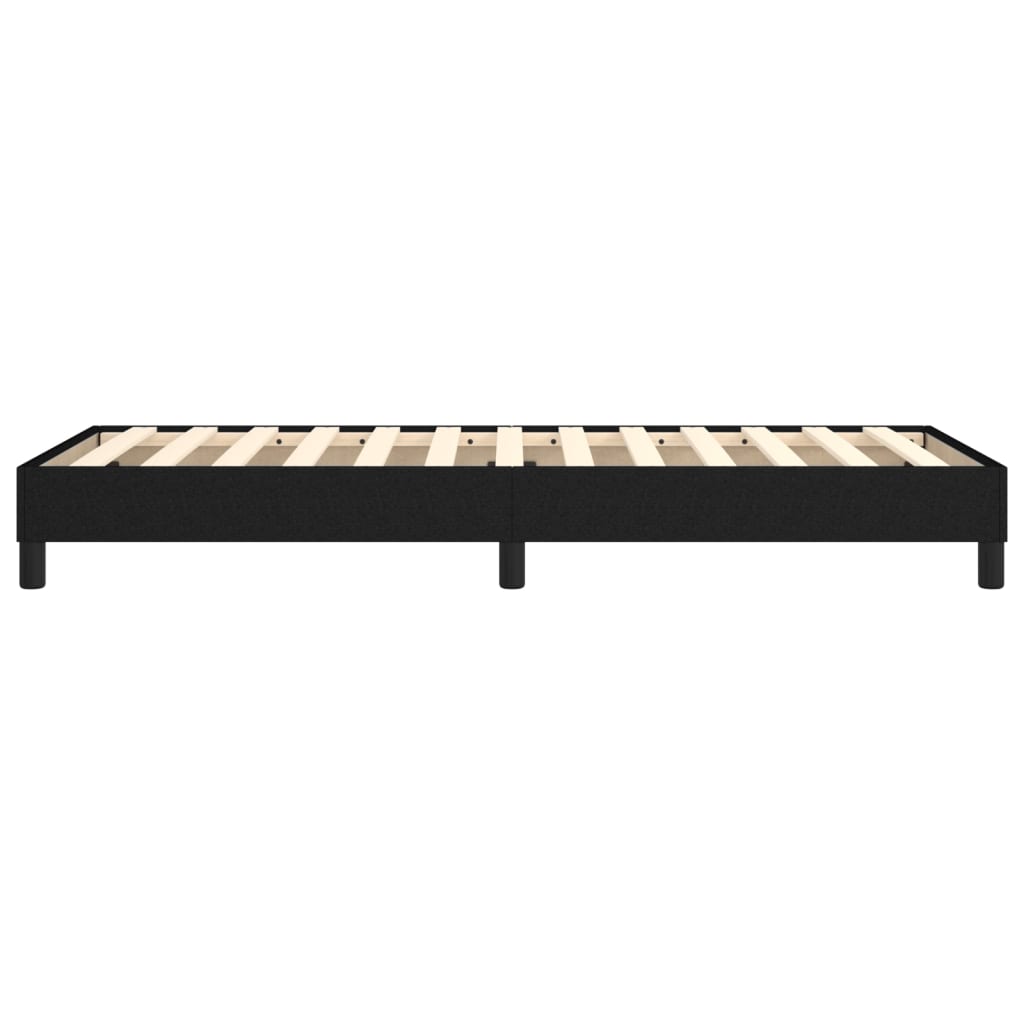 Boxspringbettgestell Schwarz 100x200 cm Stoff