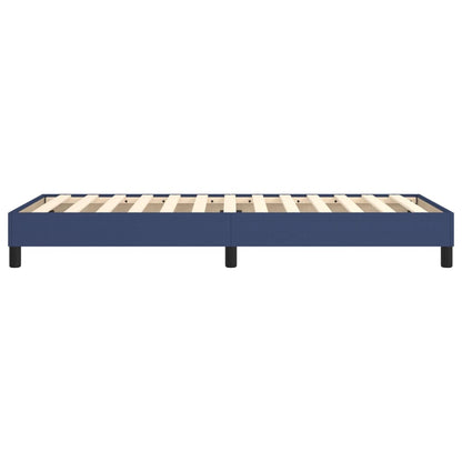 Boxspringbettgestell Blau 100x200 cm Stoff