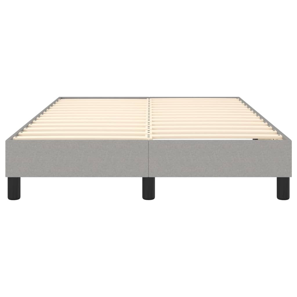 Boxspringbettgestell Hellgrau 120x200 cm Stoff