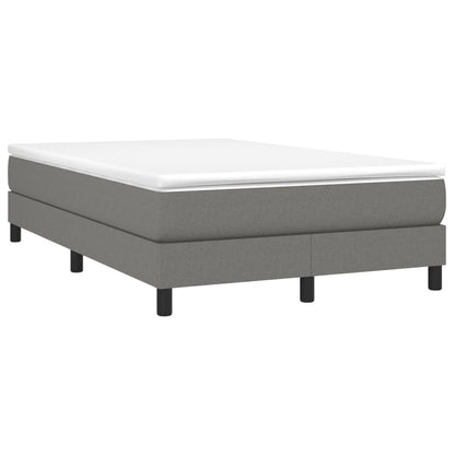 Boxspringbettgestell Dunkelgrau 120x200 cm Stoff