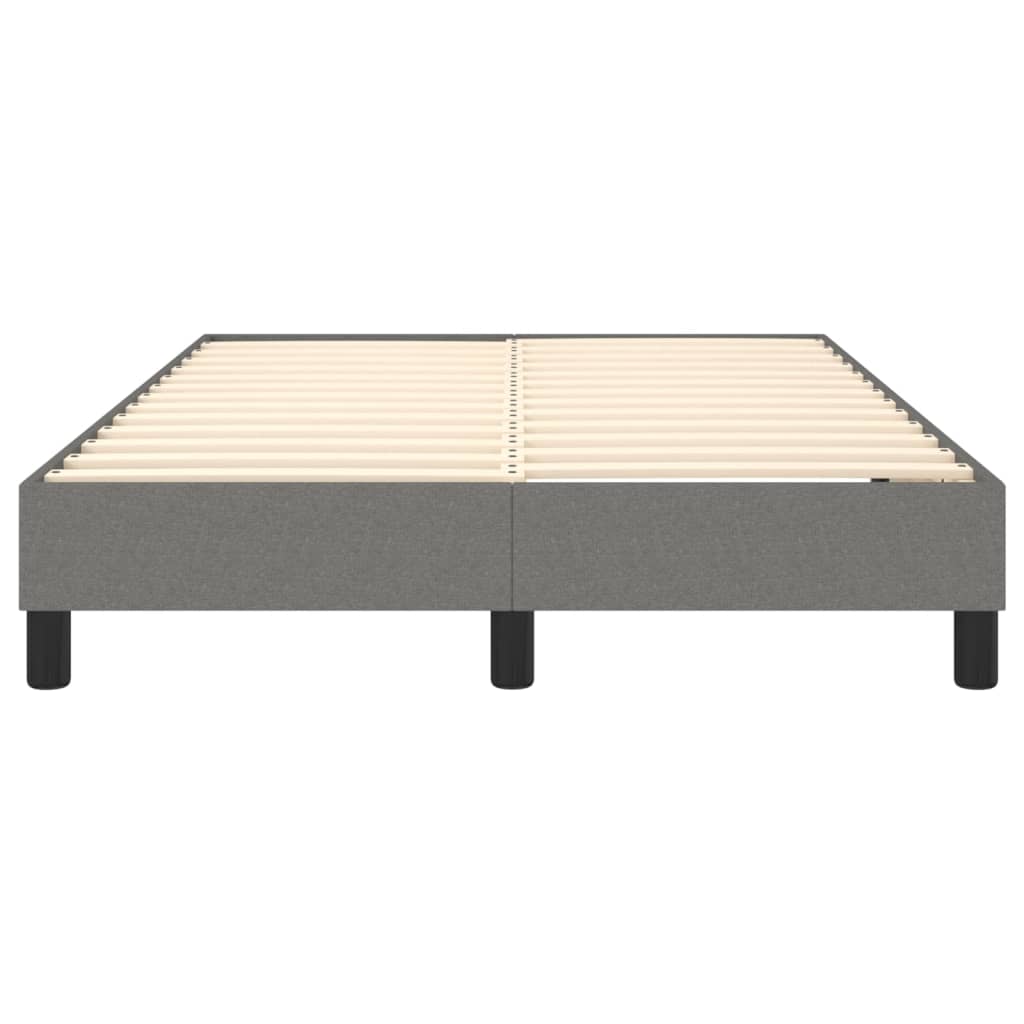 Boxspringbettgestell Dunkelgrau 120x200 cm Stoff