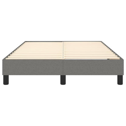 Boxspringbettgestell Dunkelgrau 120x200 cm Stoff