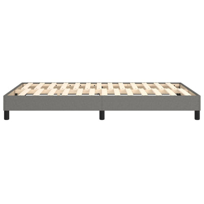 Boxspringbettgestell Dunkelgrau 120x200 cm Stoff