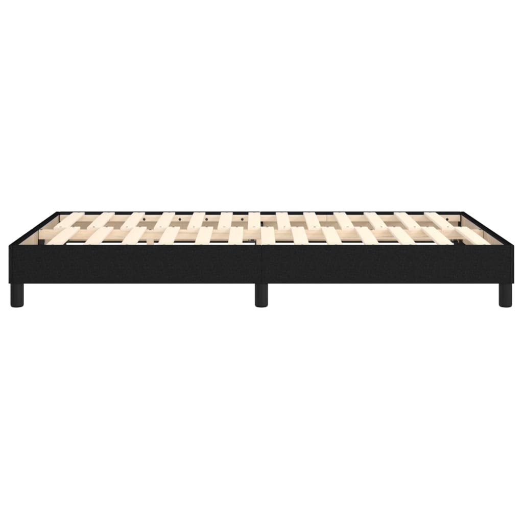 Boxspringbettgestell Schwarz 120x200 cm Stoff