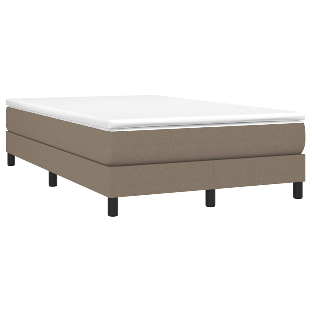 Boxspringbettgestell Taupe 120x200 cm Stoff