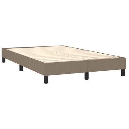 Boxspringbettgestell Taupe 120x200 cm Stoff