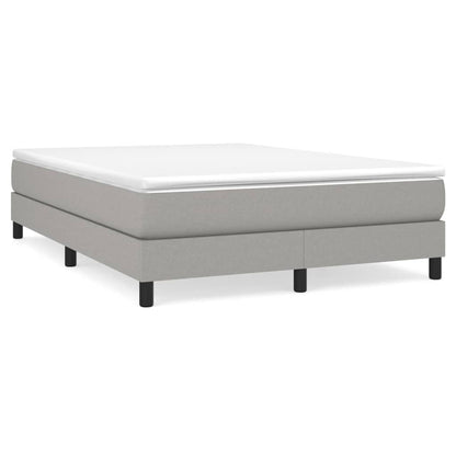 Boxspringbettgestell Hellgrau 140x190 cm Stoff