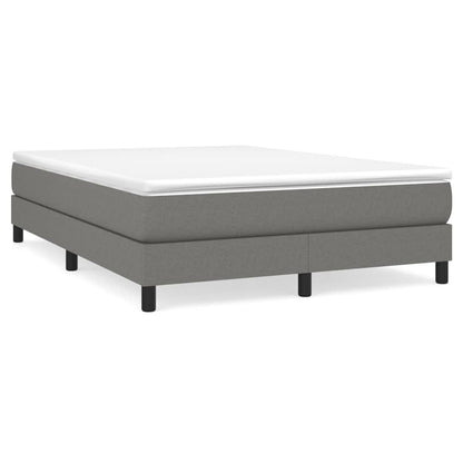Boxspringbettgestell Dunkelgrau 140x190 cm Stoff